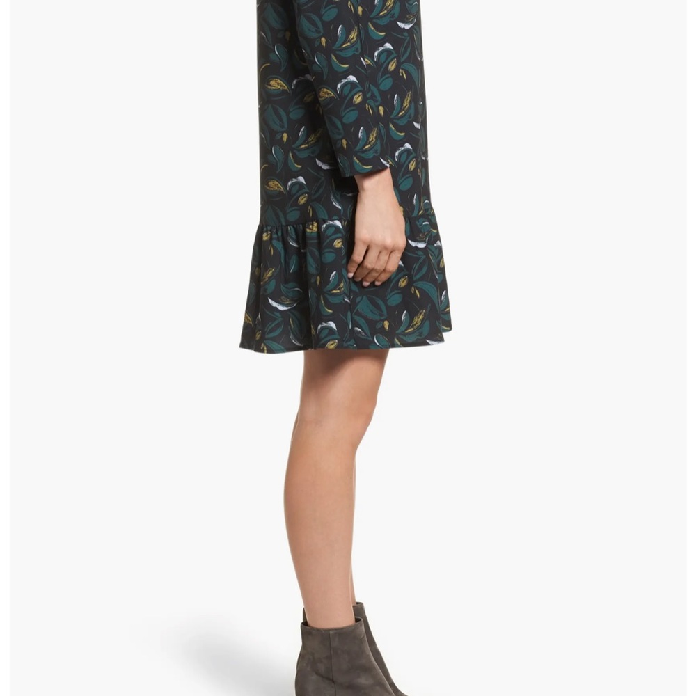 Halogen Button Back Ruffle Hem Dress - Picture 2 of 6